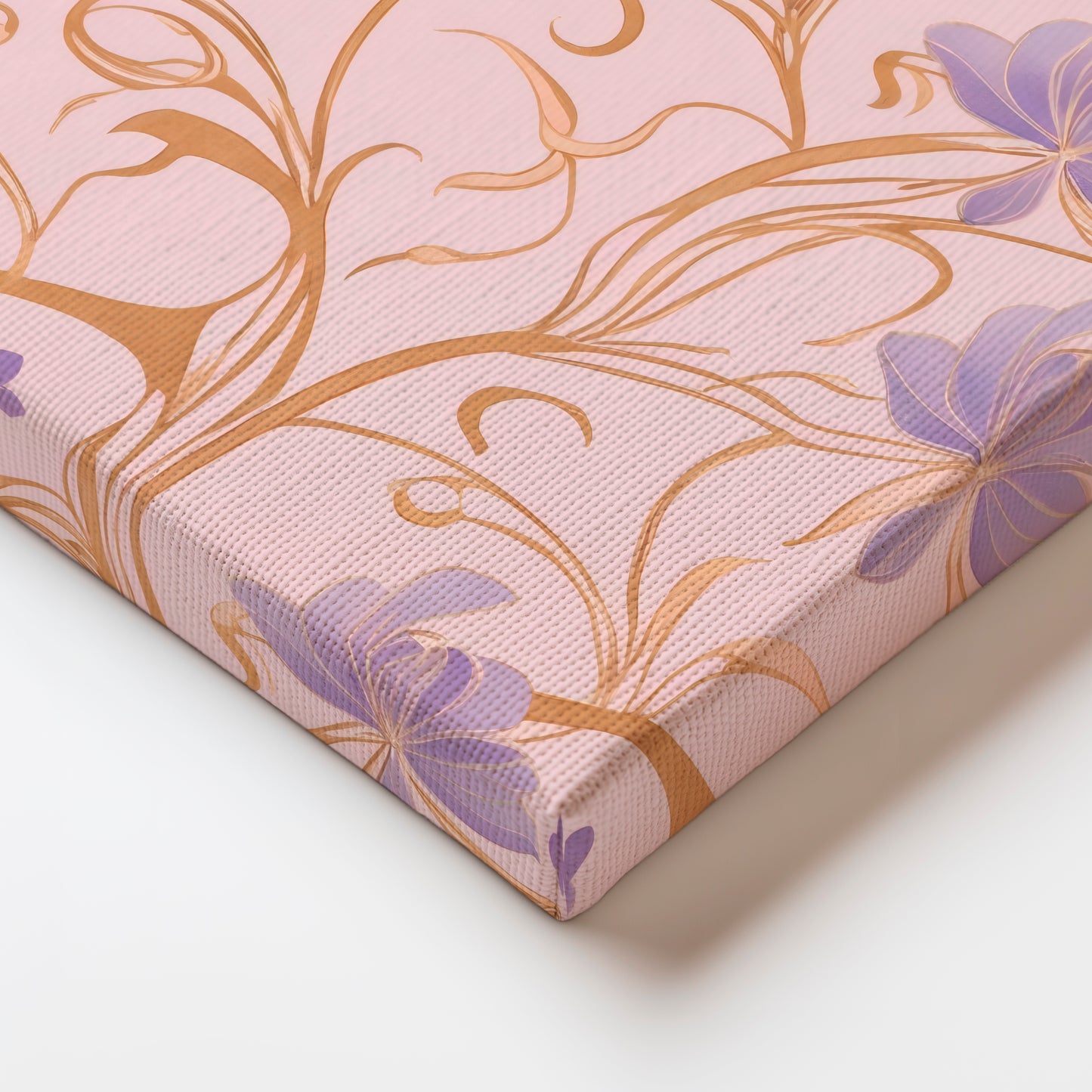 Gilded Violets - Canvas