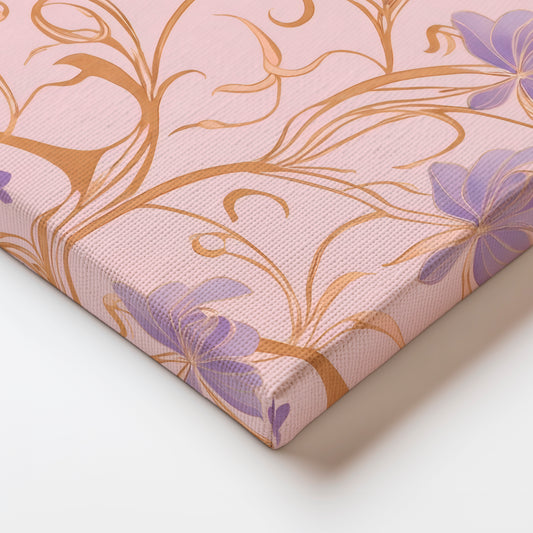 Gilded Violets - Canvas