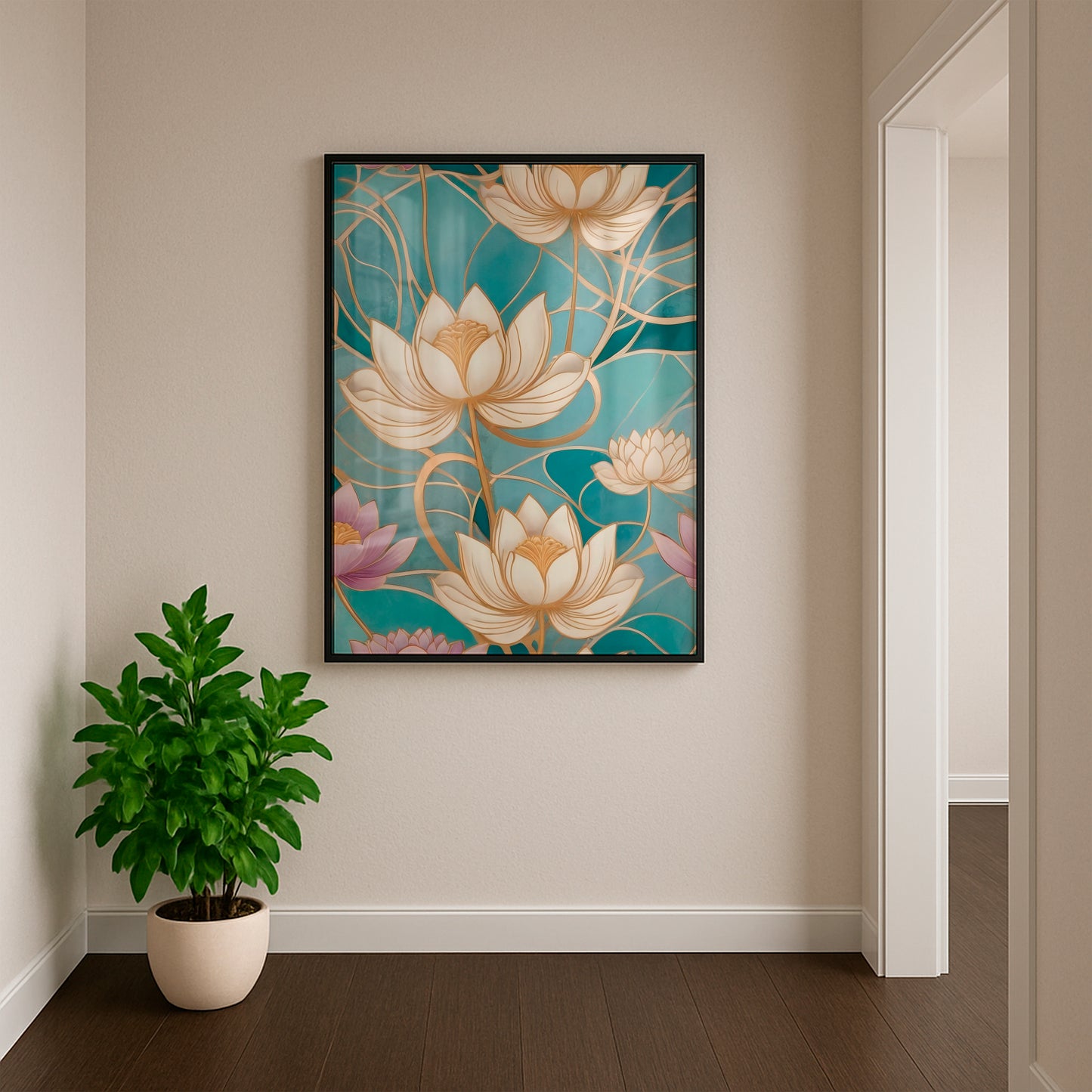 The Bloom of Serenity - Framed Matte