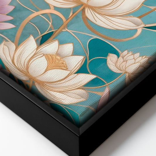 The Bloom of Serenity - Framed Canvas