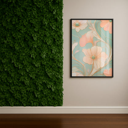 A Mirage of Soft Blooms - Framed Matte