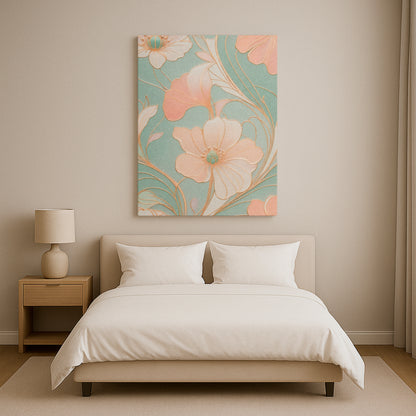 A Mirage of Soft Blooms - Canvas