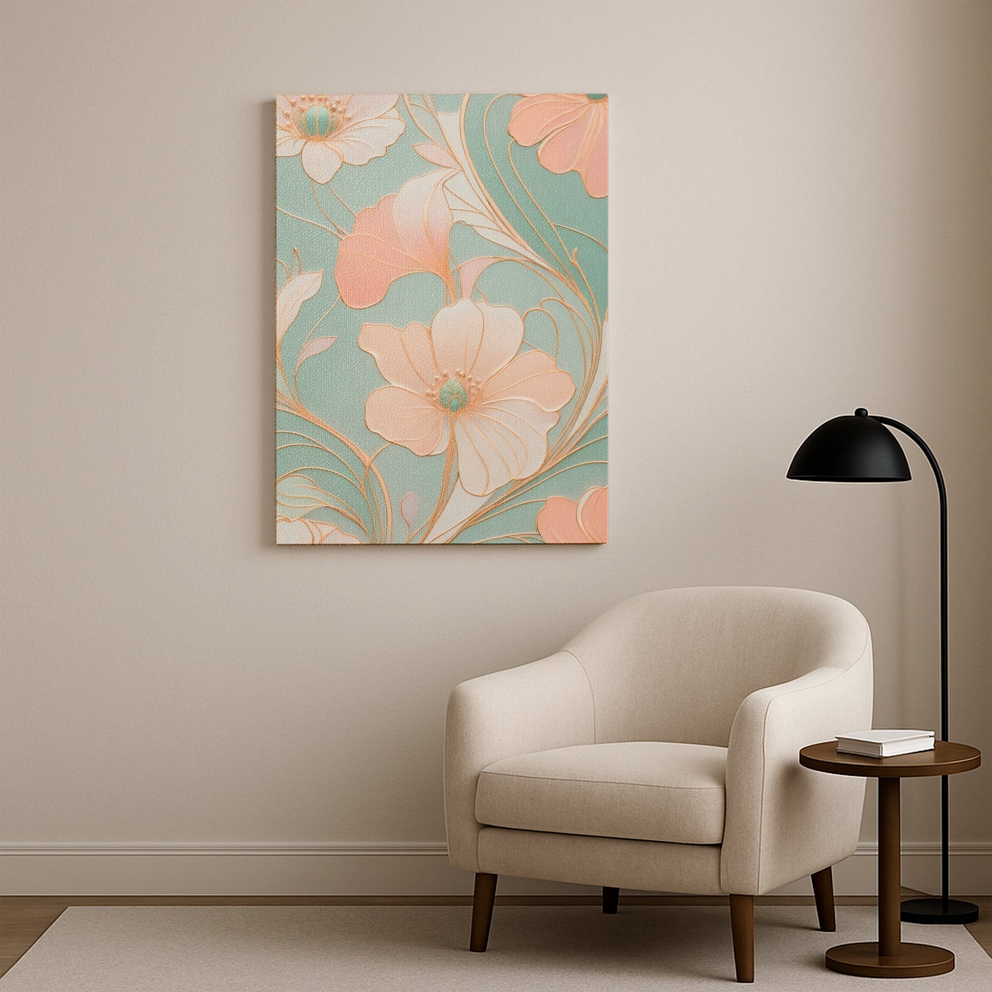 A Mirage of Soft Blooms - Canvas