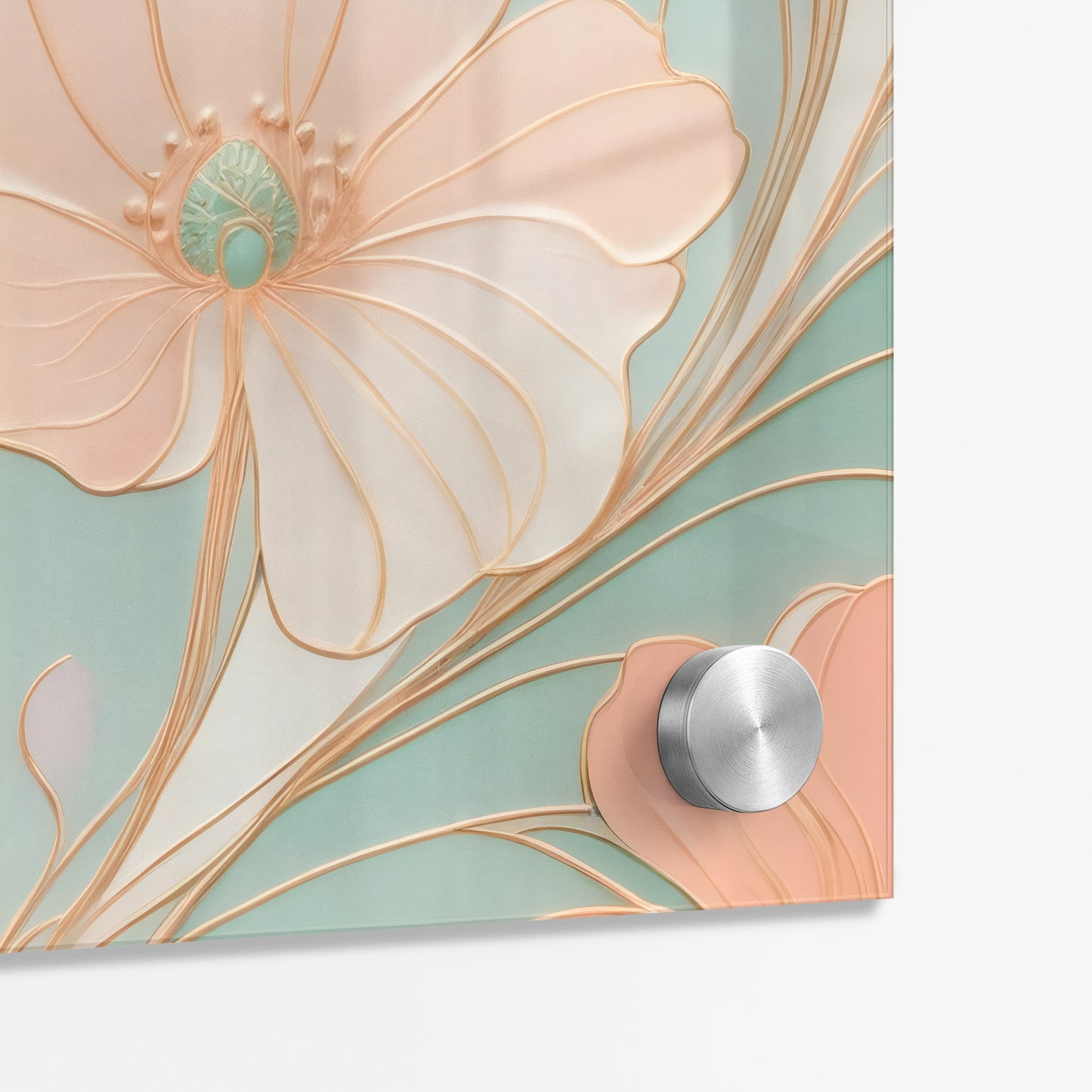 A Mirage of Soft Blooms - Acrylic
