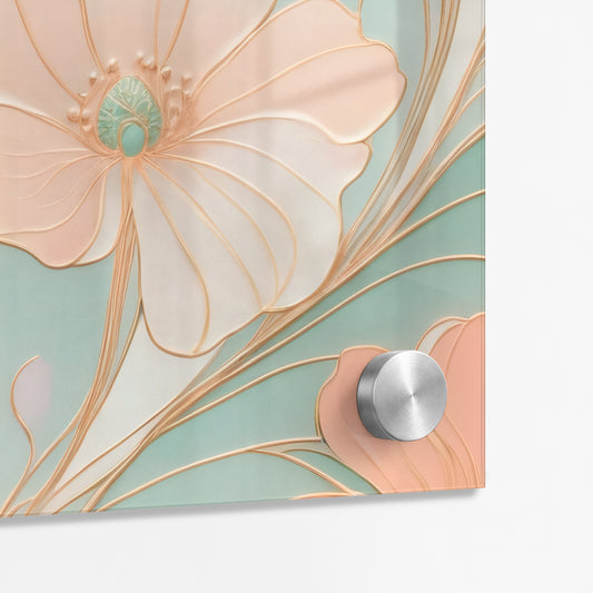 A Mirage of Soft Blooms - Acrylic