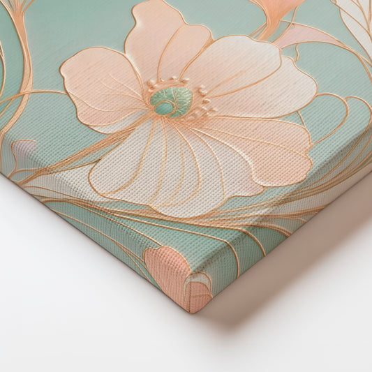 A Mirage of Soft Blooms - Canvas