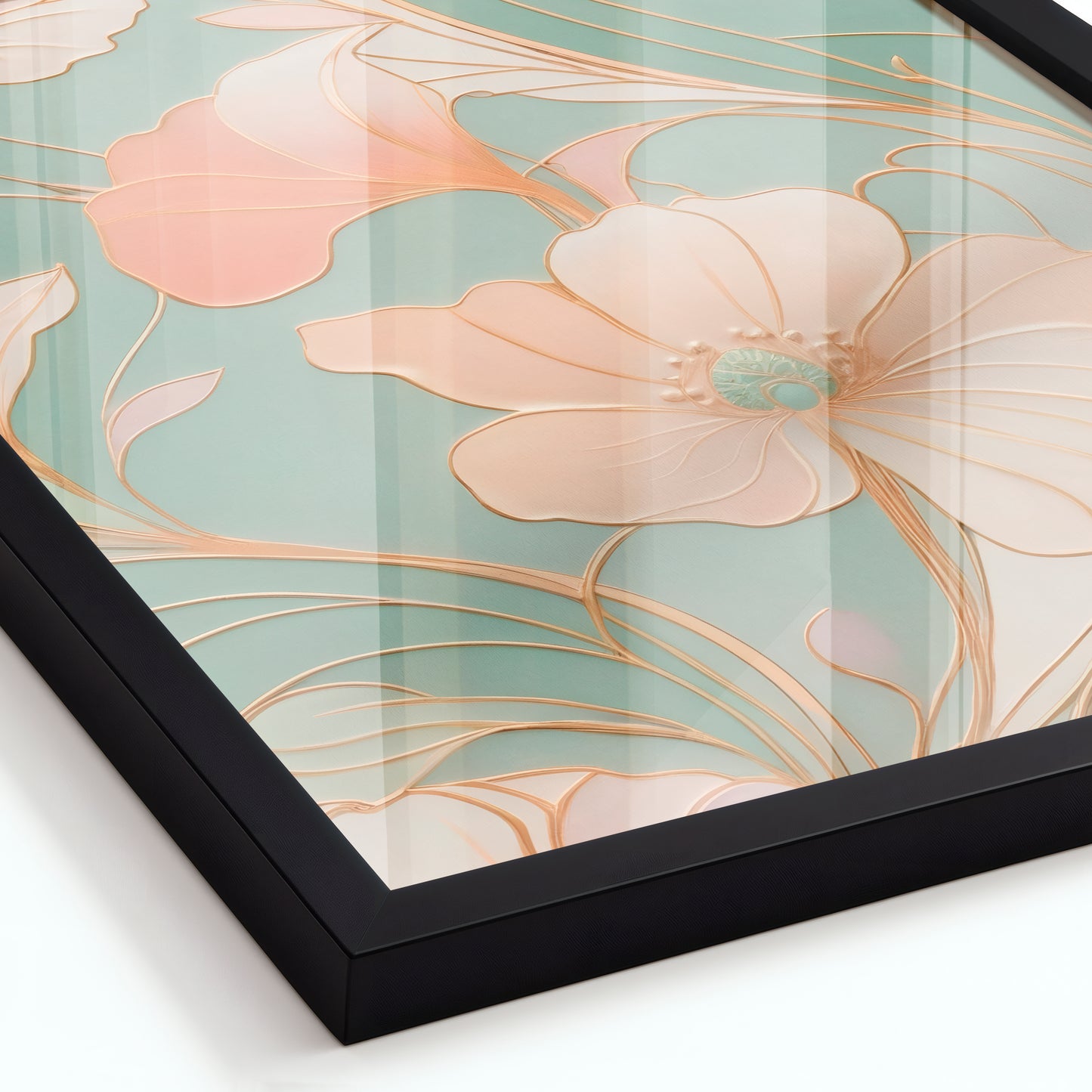 A Mirage of Soft Blooms - Framed Matte