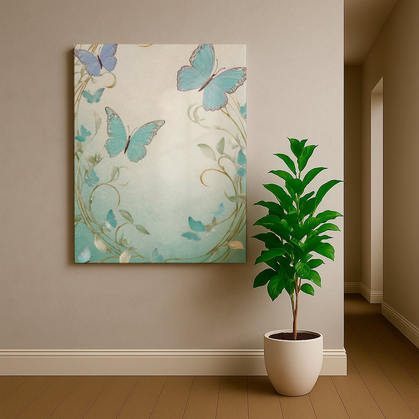 Dancing in the Verdant Breeze - Canvas