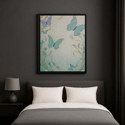 Dancing in the Verdant Breeze - Framed Canvas