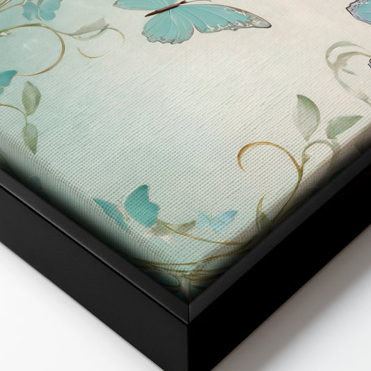 Dancing in the Verdant Breeze - Framed Canvas