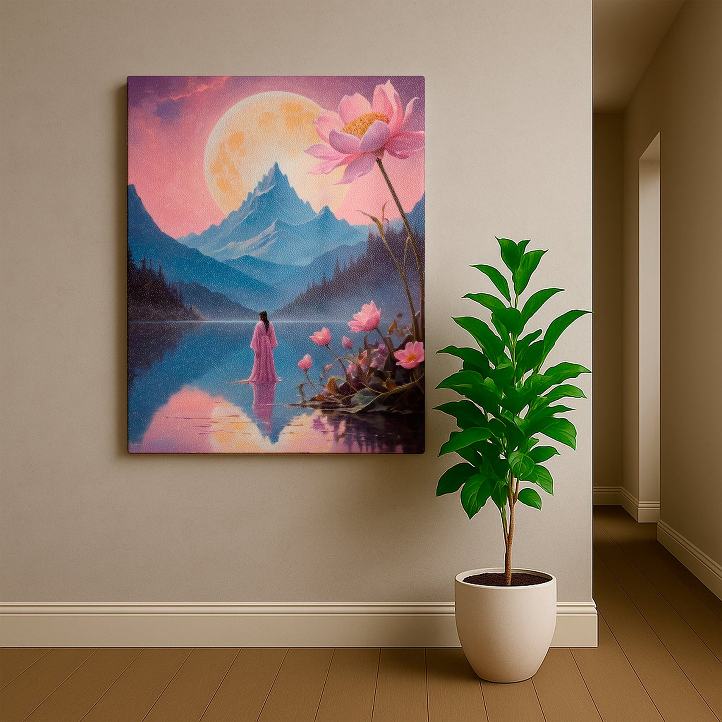 Moonlit Waters - Canvas
