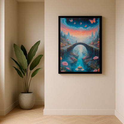 The Bridge to Peace - Framed Canvas