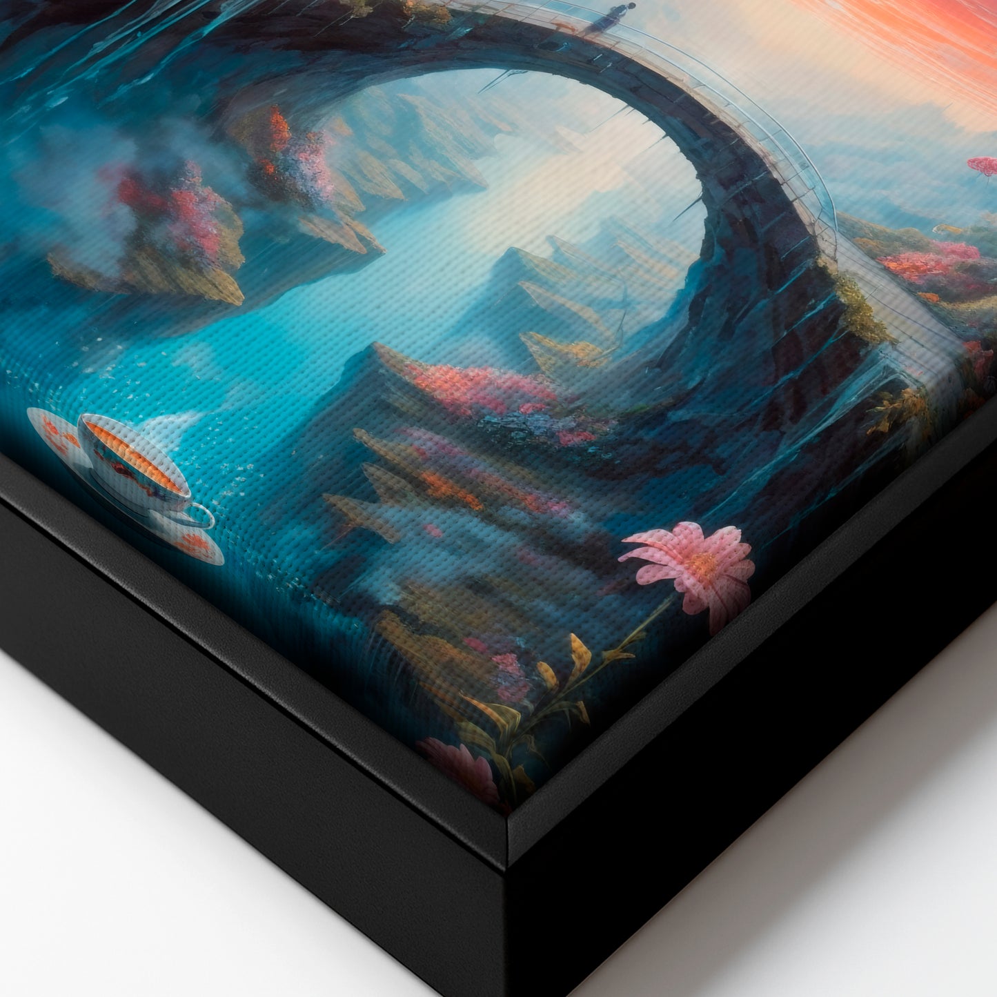 The Bridge to Peace - Framed Canvas