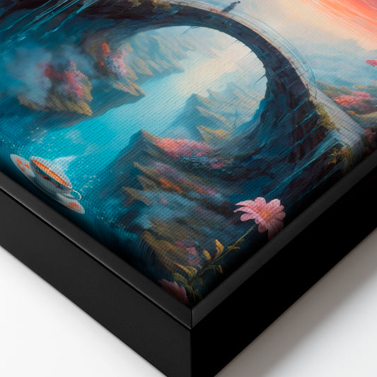 The Bridge to Peace - Framed Canvas