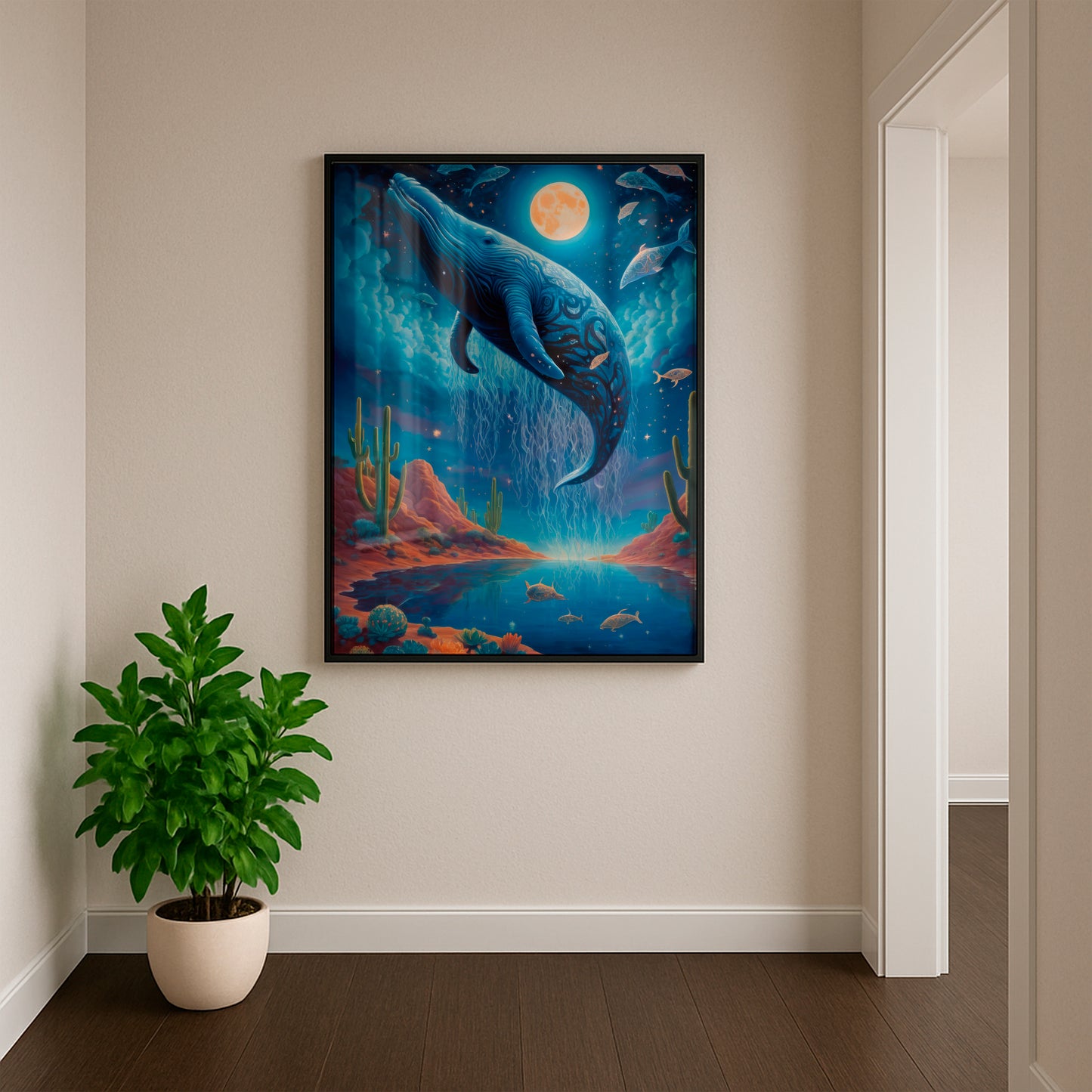 Celestial Swim - Framed Matte