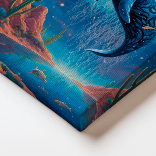Celestial Swim - Canvas