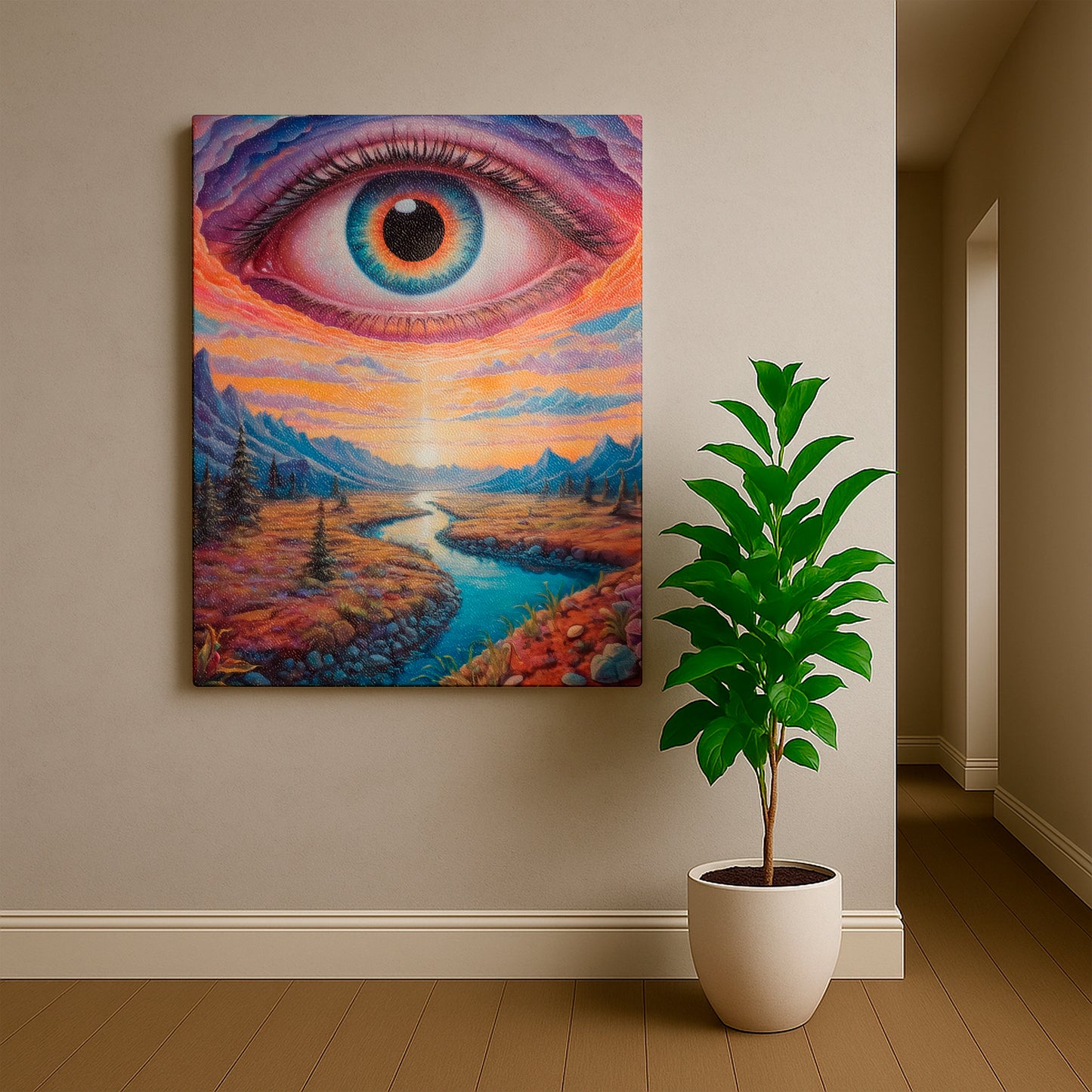 Eternal Gaze - Canvas