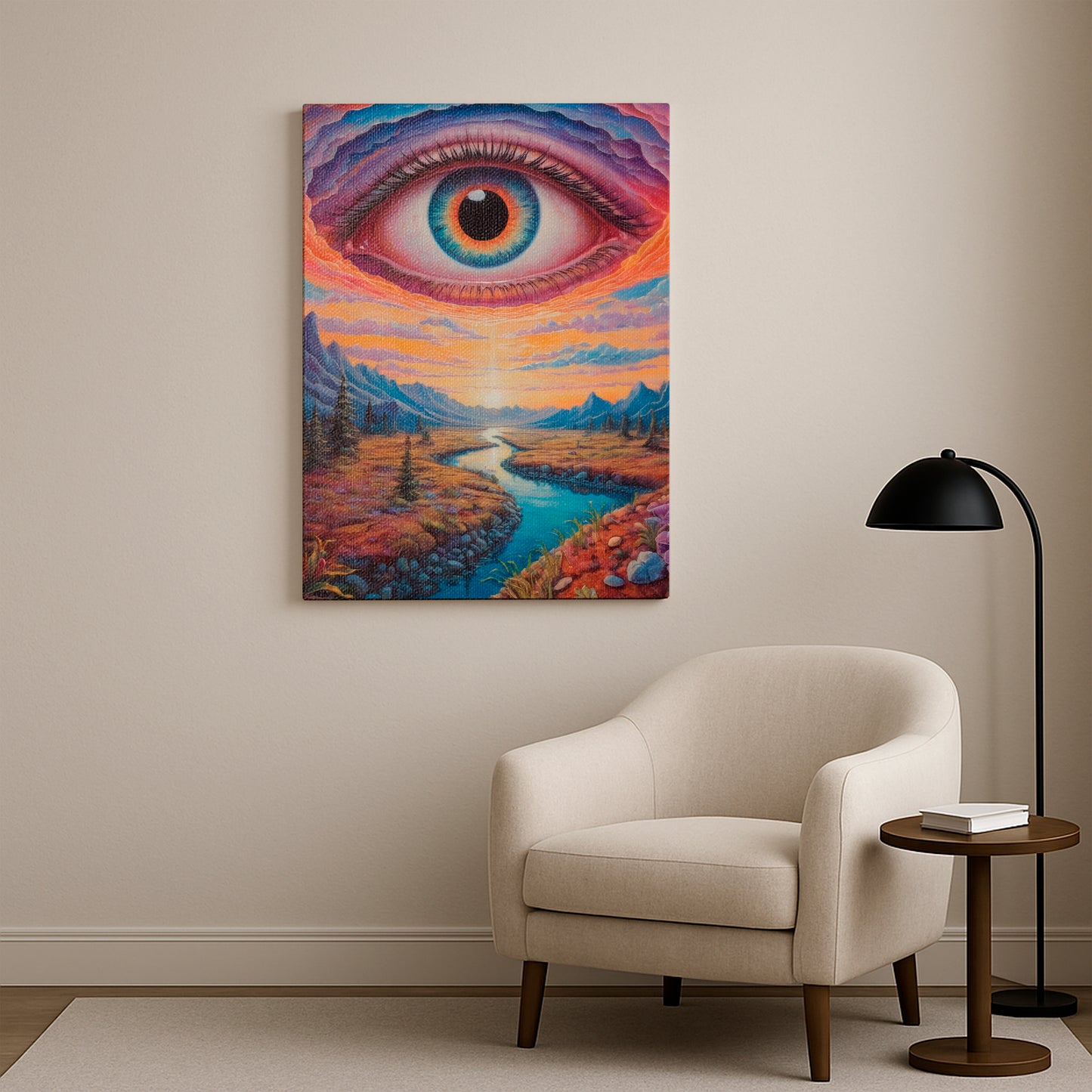 Eternal Gaze - Canvas