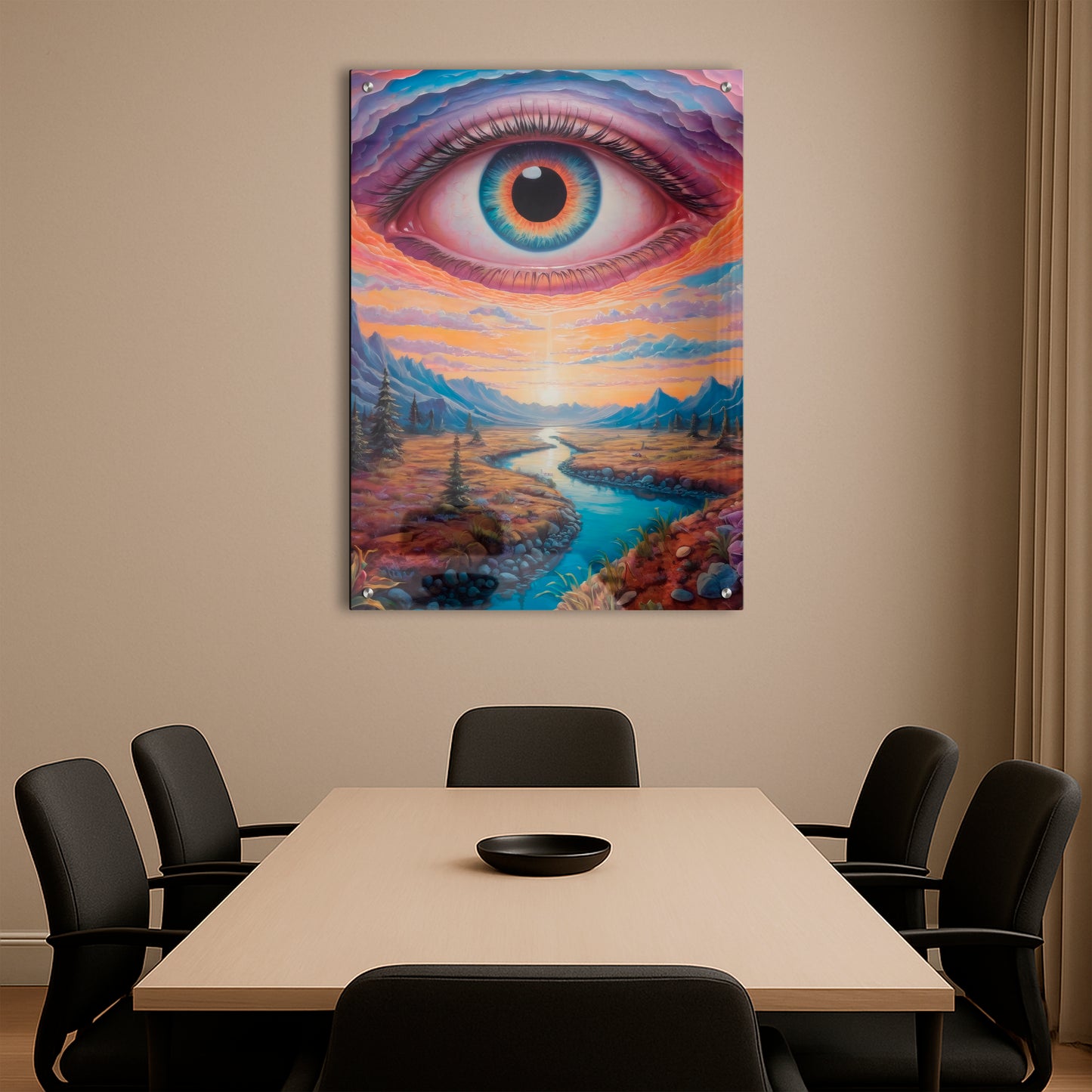 Eternal Gaze - Acrylic