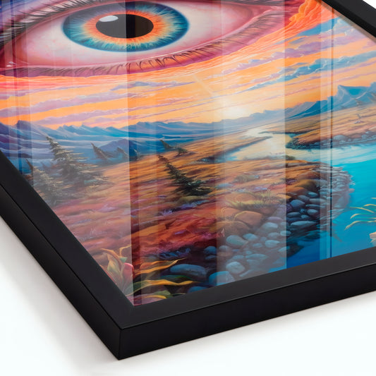 Eternal Gaze - Framed Matte