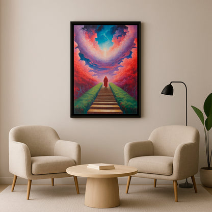 Ascending Beyond - Framed Canvas