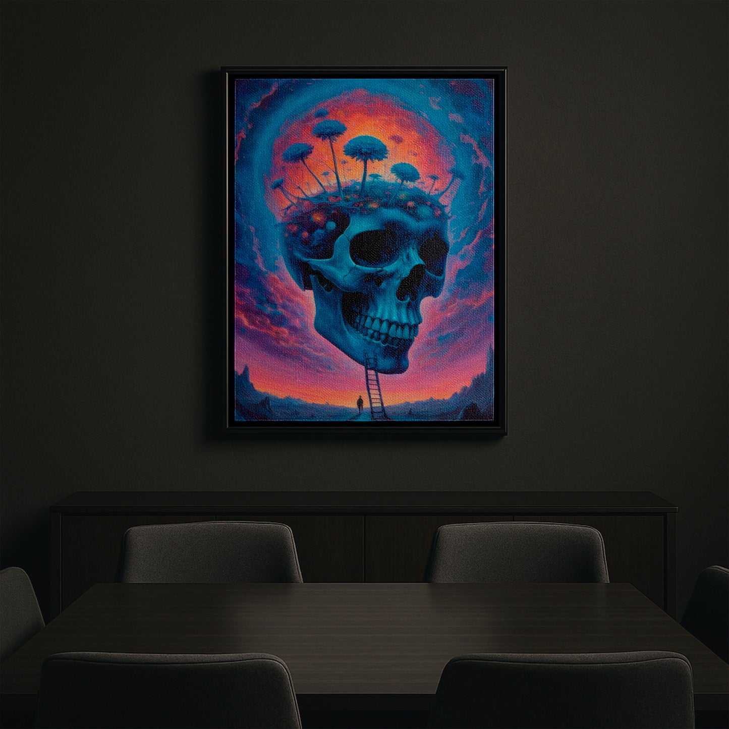 The Forgotten Mind - Framed Canvas