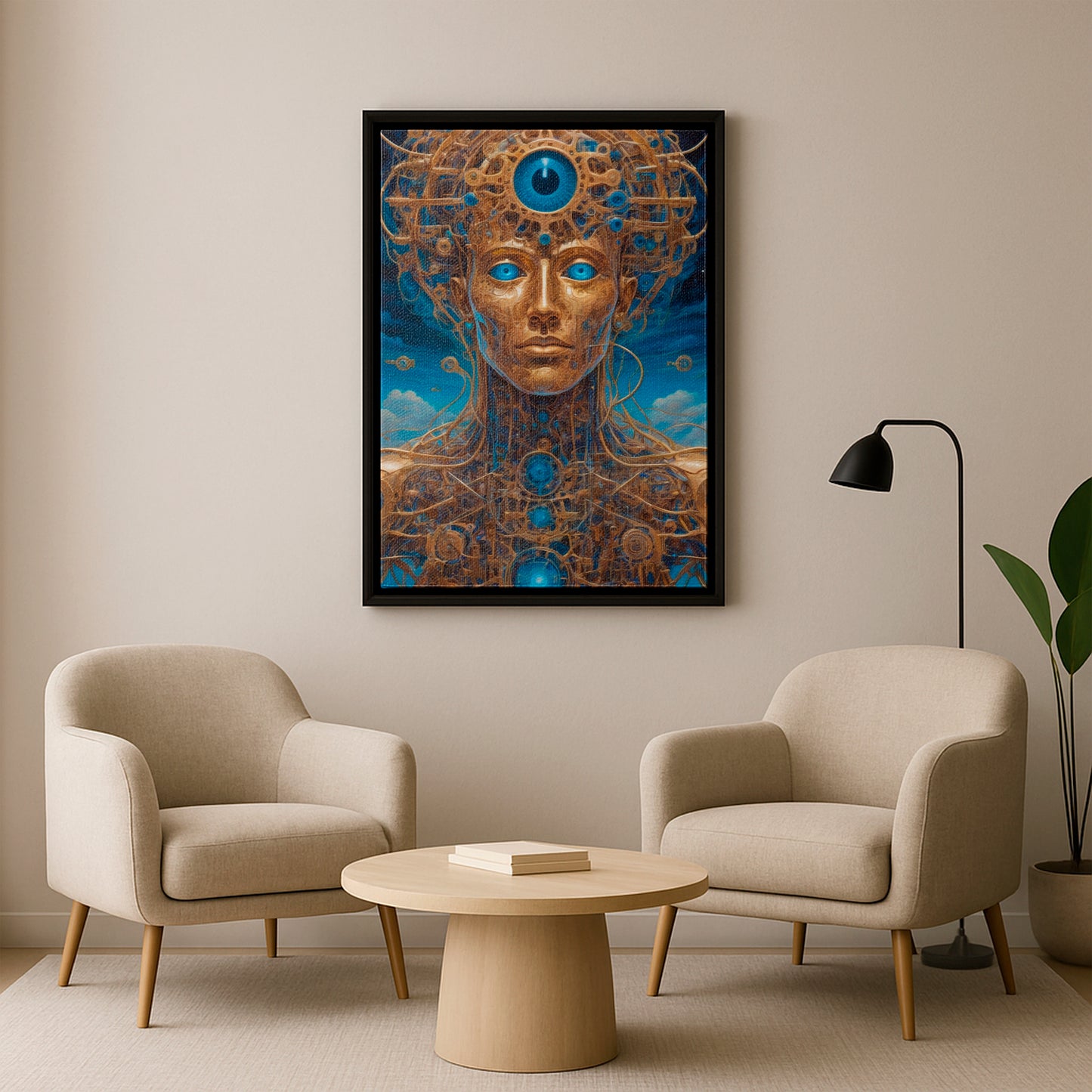 Mechanical Dreamer - Framed Canvas